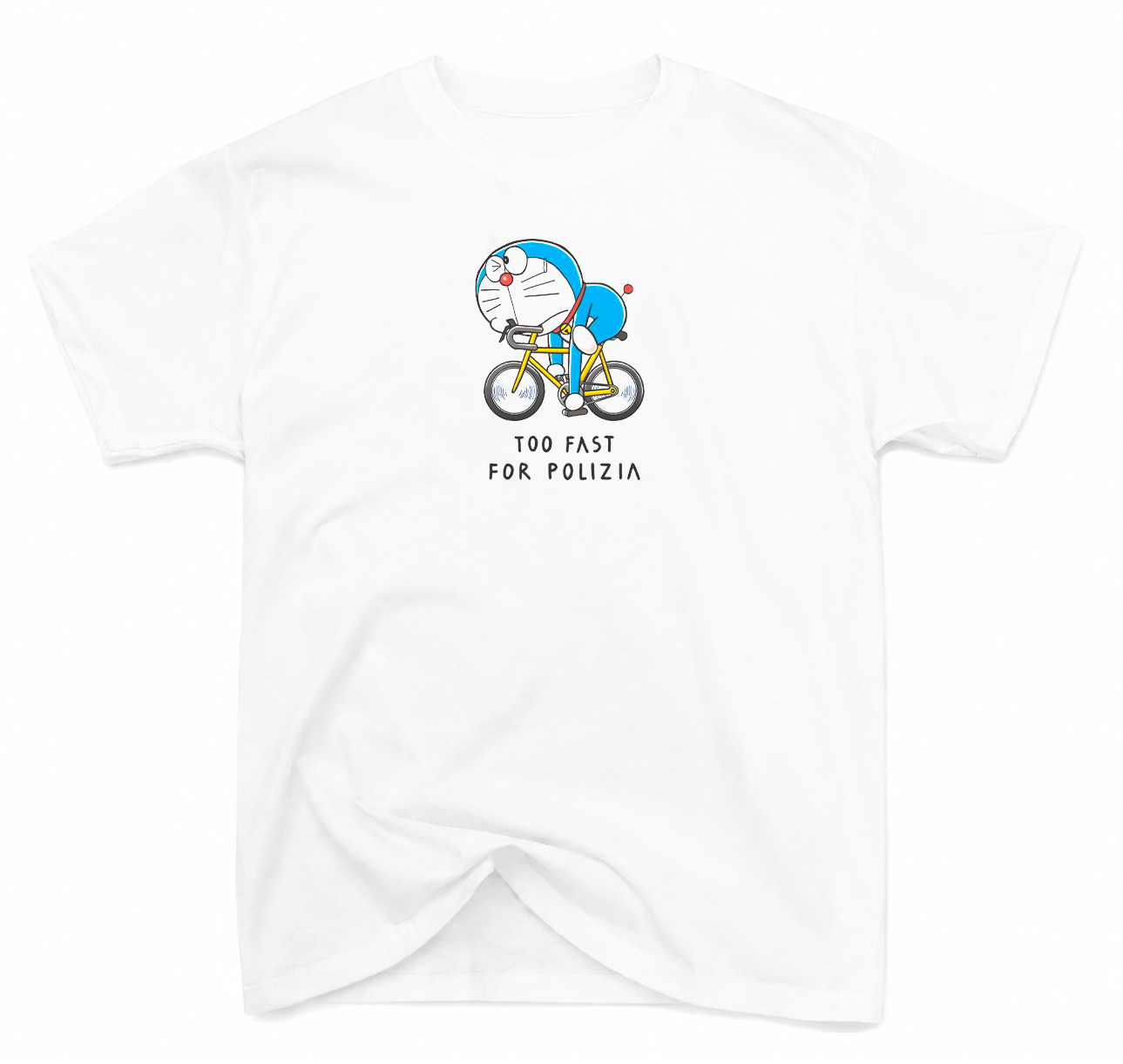 T-Shirt Dore. Too Fast For Polizia