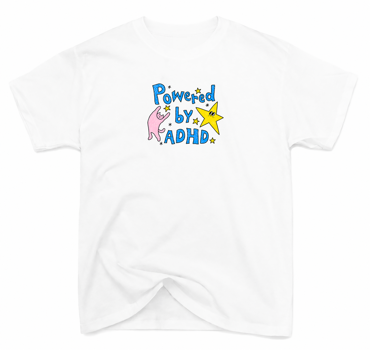 T-Shirt Powered By ADHD