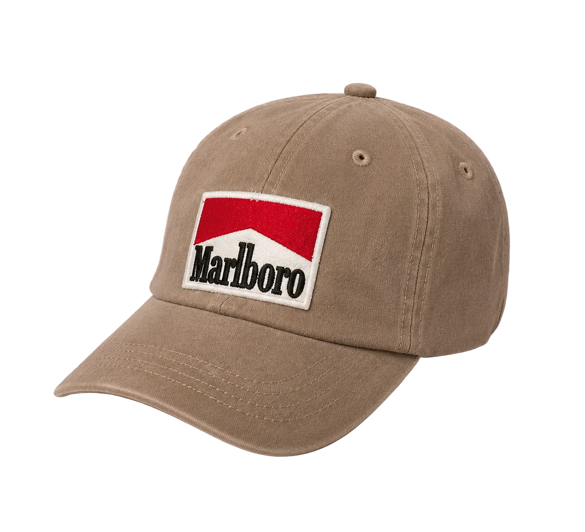 Cappello con vintage patch Marlboro