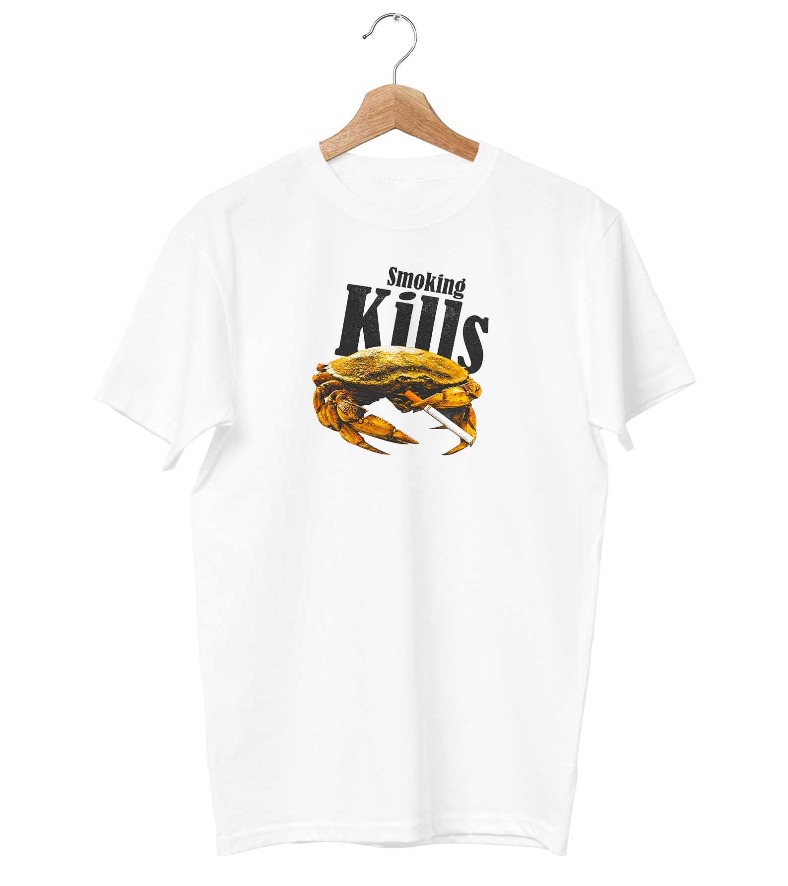 T-Shirt Cotone Premium Grab "Smoking Kills"