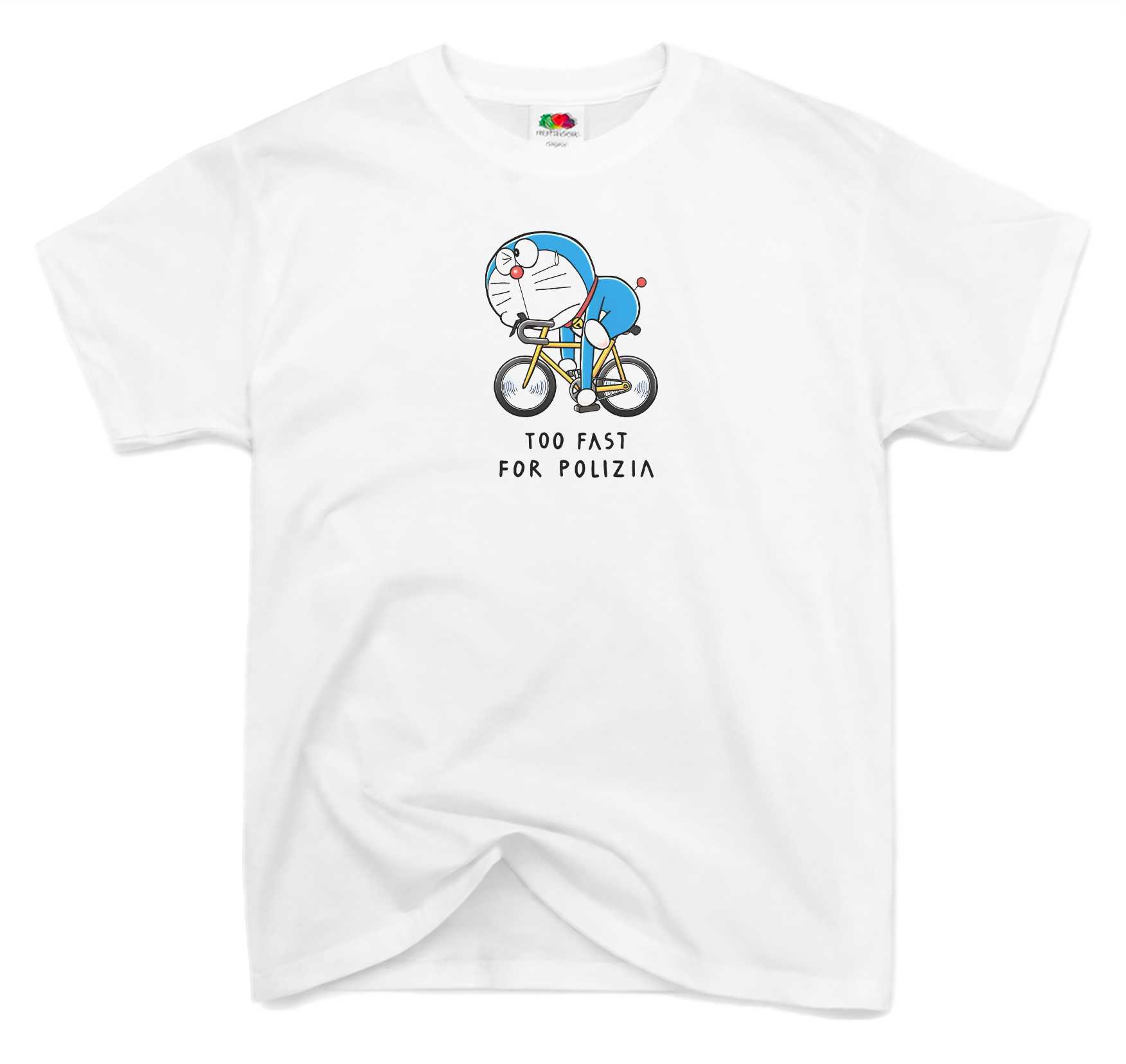 T-Shirt Dore. Too Fast For Polizia